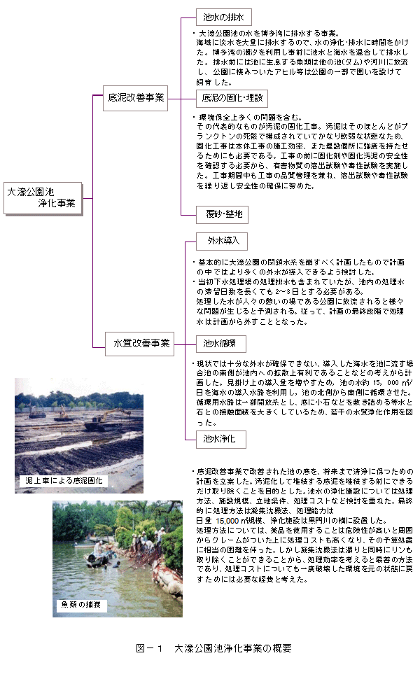 大濠公園池の浄化システムの概要1