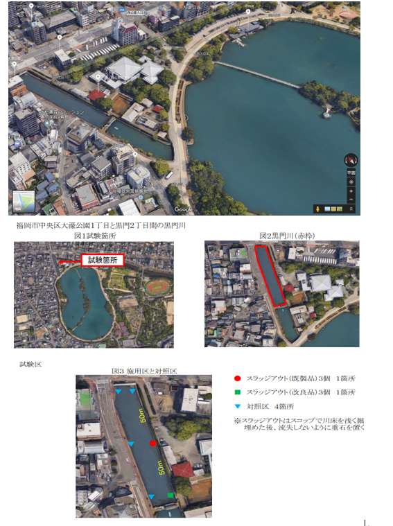 黒門川底質改善試験