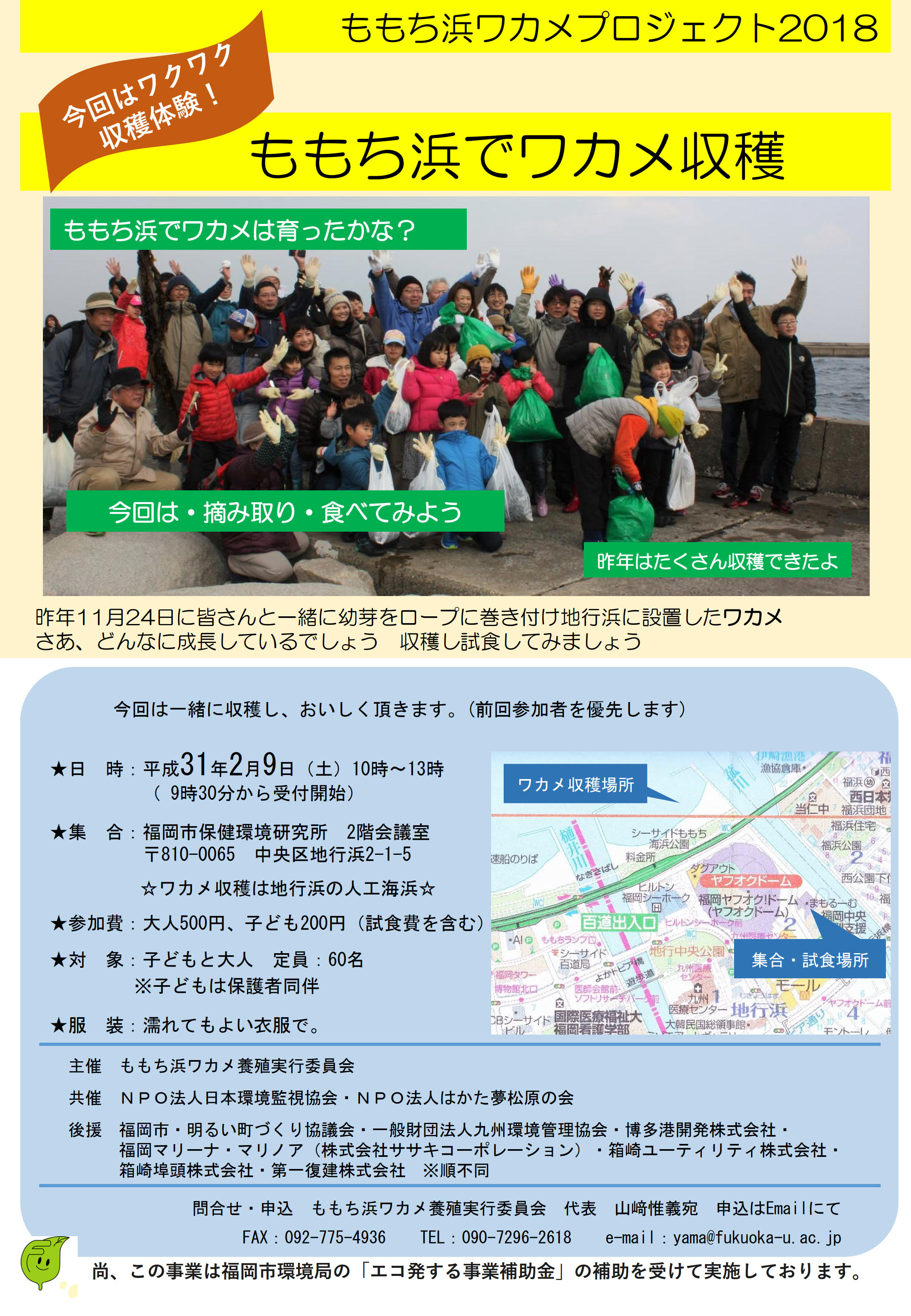 ワカメプロジェクト2018(収穫)企画